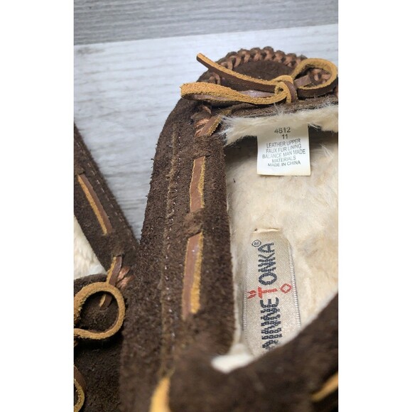 Bundle Janie and Jack and Minnetonka Suede Leather Loafers Shoes Boys Size 11 - Picture 8 of 8